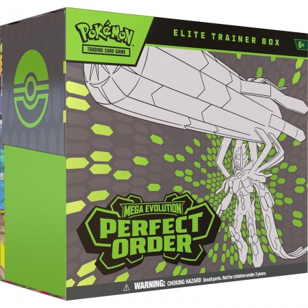 Pokemon Mega Evolution: Perfect Order Elite Trainer Box rinkinys (ETB) (anglų k.)